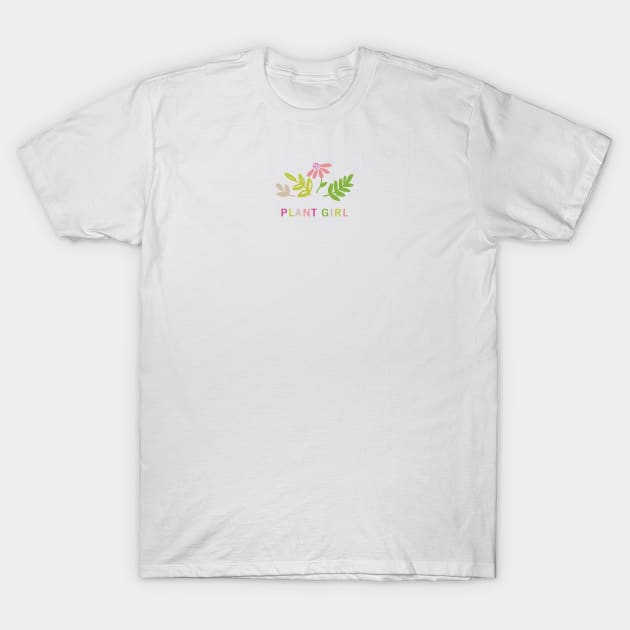 Plant girl T-Shirt by bigmomentsdesign